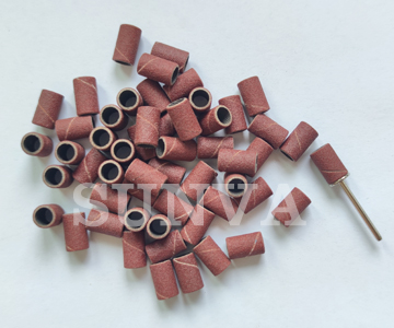 Red sanding bands for manicure nail drill china manufacturer